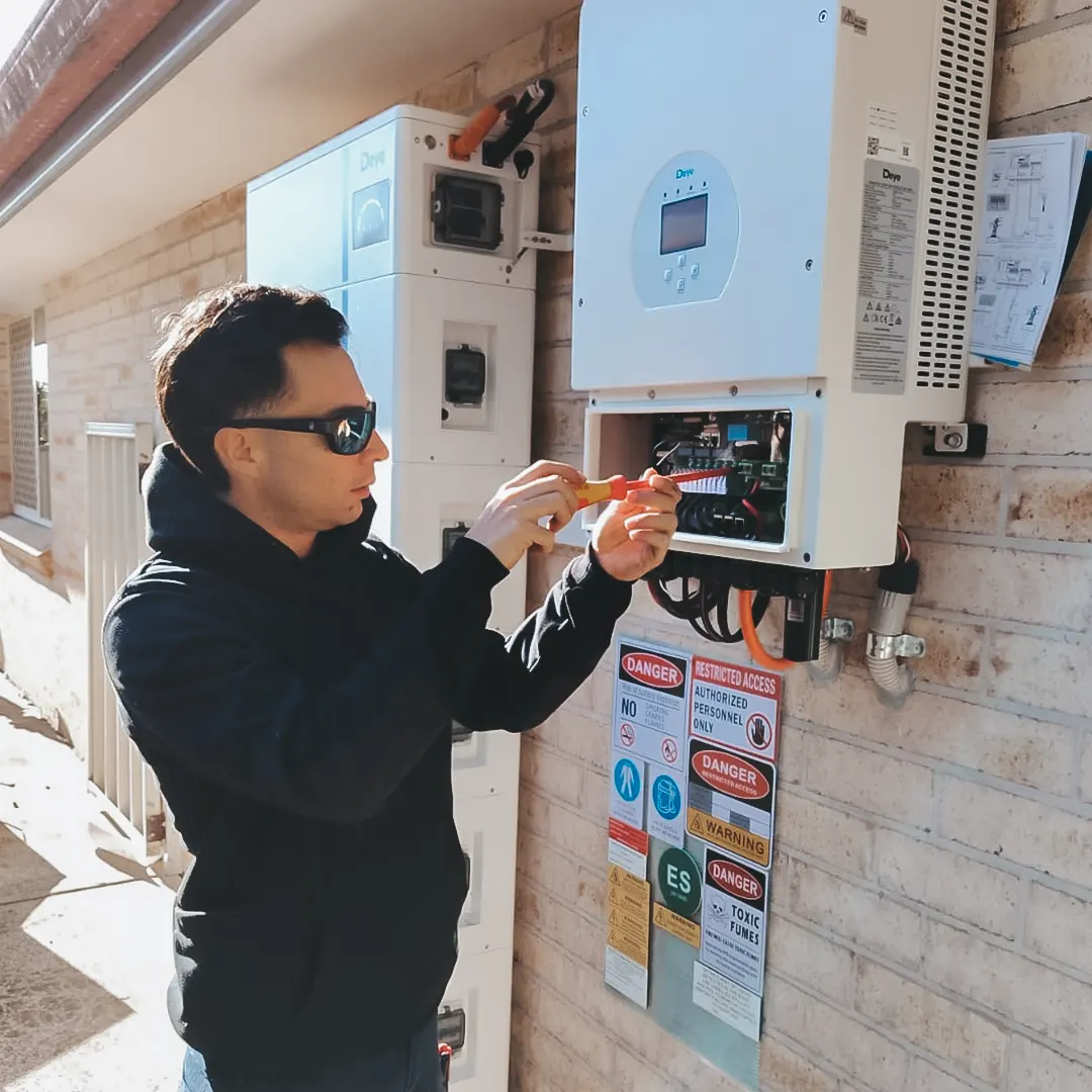 Enerion Electrics team on-site in Sydney, NSW